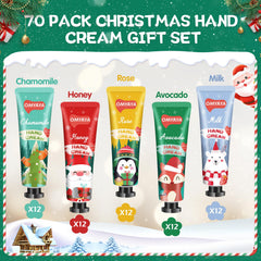KIYTARBOO hand cream tubes close-up, five fragrances for moisturized, non-greasy skin.