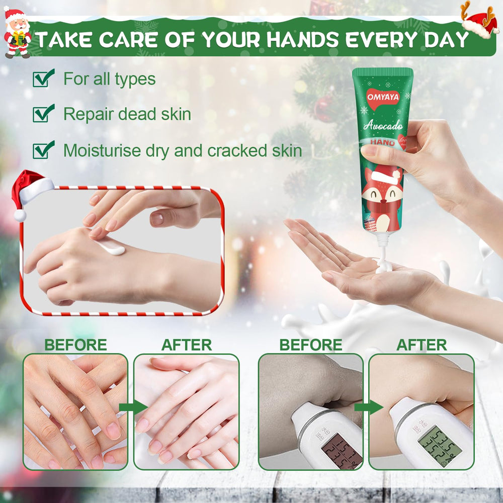 KIYTARBOO stocking-stuffer display featuring a 70-pack hand cream gift set.