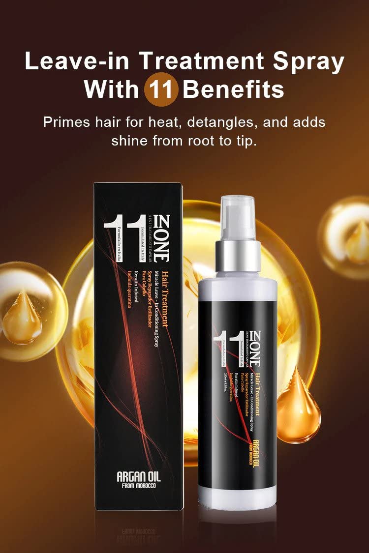 KizaiaCare smooth glide detangling action on hair