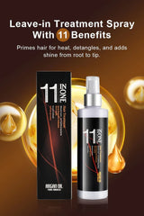 KizaiaCare smooth glide detangling action on hair