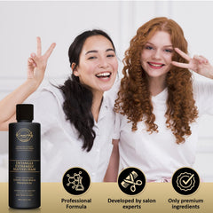 KizaiaCare Ultimate Matted Hair Detangler glossy finish with defined curls and shine