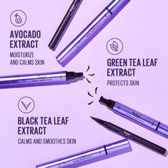KAJA smudge-proof formula provides long-lasting wear throughout the day.