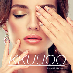 KKUUOO easy removal guide keeps natural nails safe.