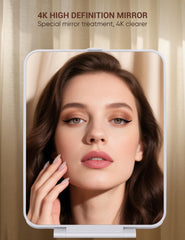 klarh travel makeup mirror inside a purse for on-the-go touch-ups