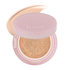 KLAVUU Actress Cushion Rich Ivory compact for natural glow and long-lasting coverage.