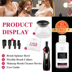 Deluxe kit contents show collars, stand, and shampoo