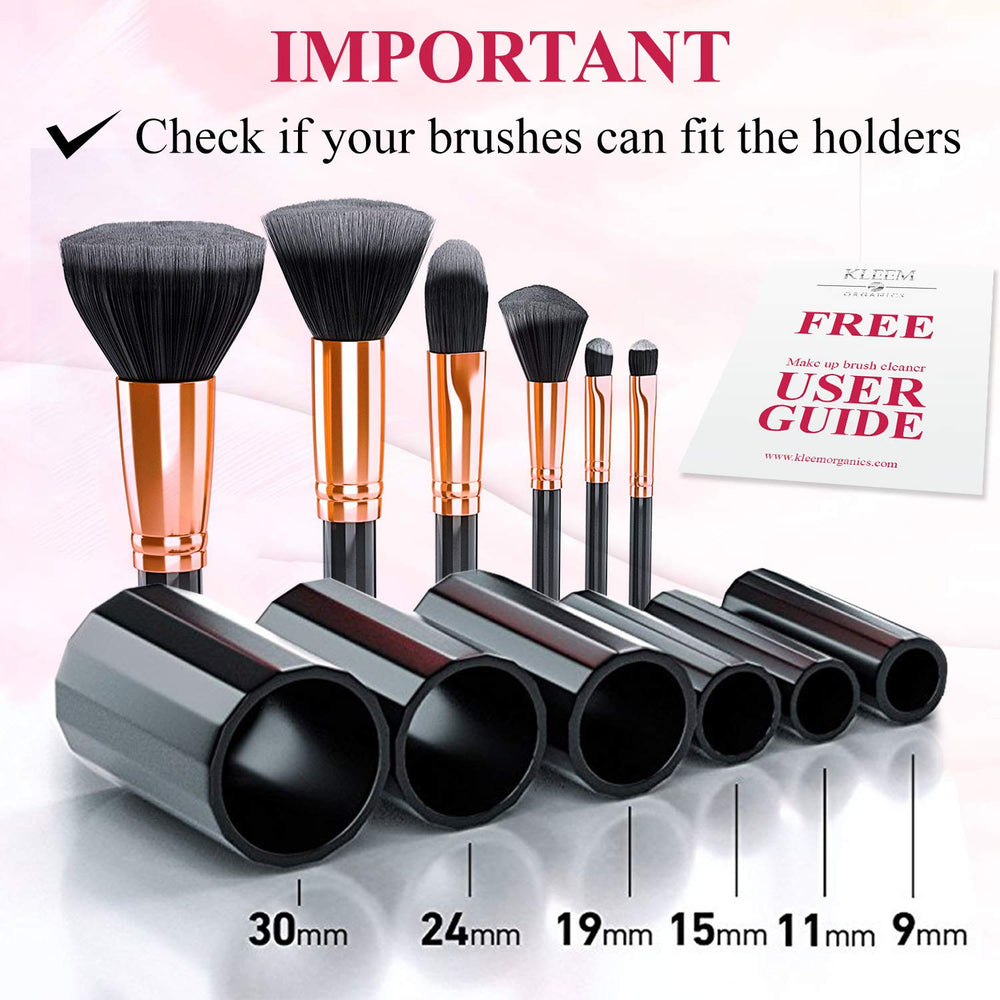 Kleem dual-fiber bristles protect brushes during cleaning
