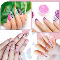 Klemon 3D nail art stickers for dimensional designs