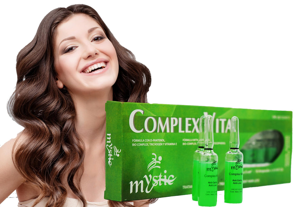 Kleravitex Mystic Complex ampoule bottle close-up highlighting serum texture.