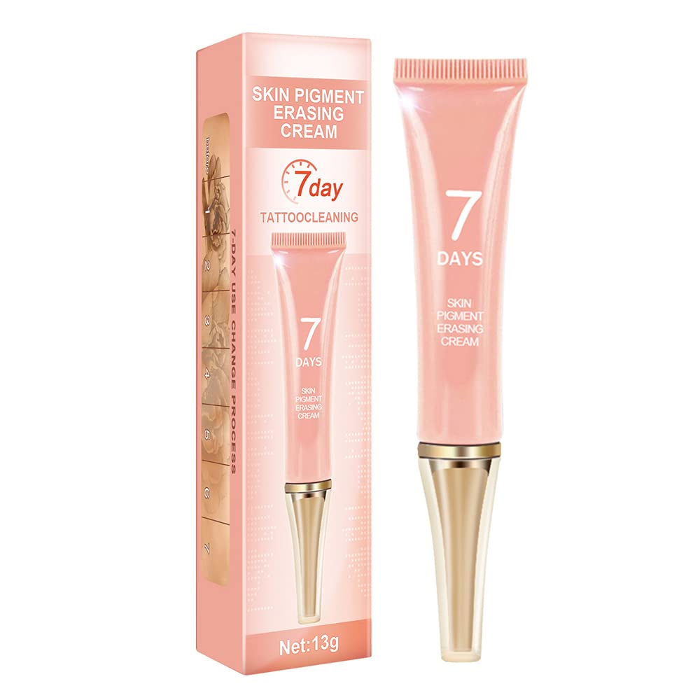 KlsyChry tattoo removal cream jar close-up with skin-friendly, moisturizing formula.