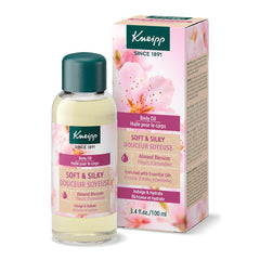 Kneipp Almond Blossom Body Oil bottle ready for quick hydration.