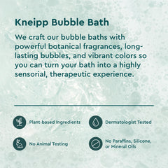 Kneipp green brand packaging badge signals sustainability and responsible sourcing.