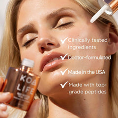 Close-up of KOA LIFE NAD Serum dropper for precise application