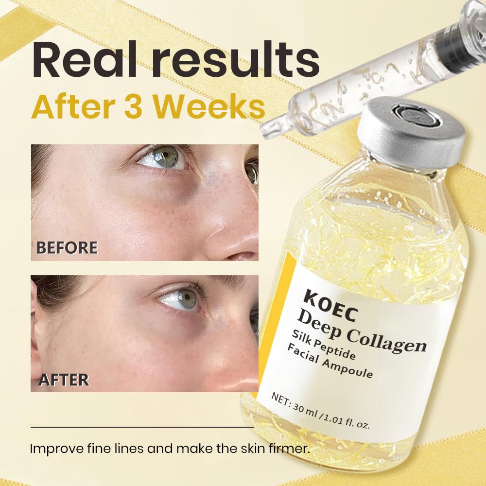 KOEC application on skin for dewy, glass-skin finish.