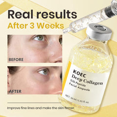 KOEC application on skin for dewy, glass-skin finish.