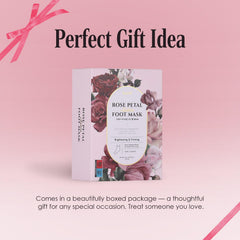 Soothing rose scent enhances relaxation during at-home foot care