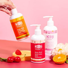 Koji White gift-ready packaging highlights premium skincare gift