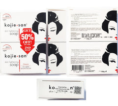 Kojie San dark spots focus soap for targeted care.