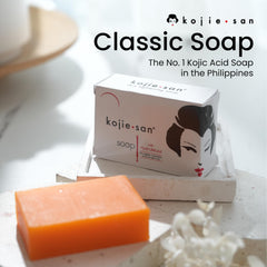 Detail of tea tree oil in Kojie San soap suggesting a refreshing cleanse.
