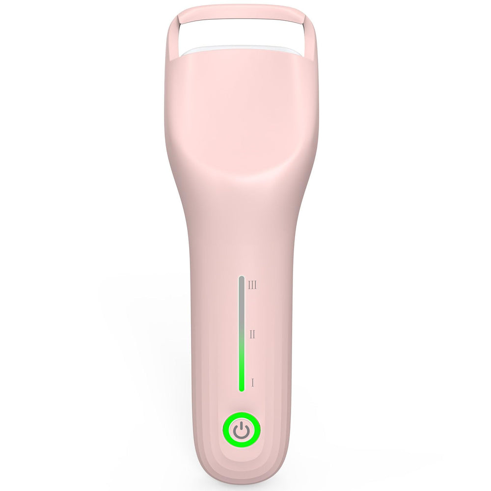 KOKABI heated eyelash curler demonstrates fast heat for quick morning lashes.