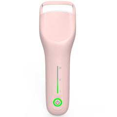 KOKABI heated eyelash curler demonstrates fast heat for quick morning lashes.