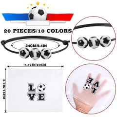 Kolewo4ever Soccer Ball Keychains help organize bags while adding sporty flair