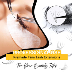 Kolybel lash fans show no-residue application for clean results