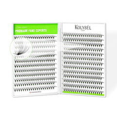 Kolybel premade fans 500-fan pack for faster volume looks
