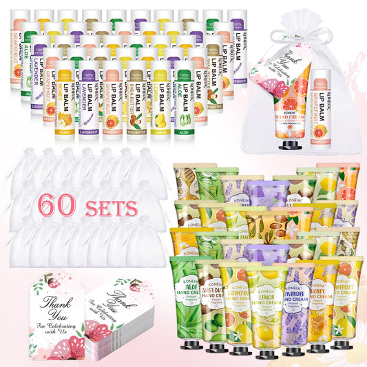 KONEUK hand cream bulk pack with six scents ideal for guest favors