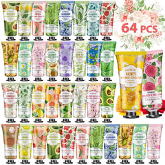KONEUK 64-pack hand cream set with varied fragrances for versatile gifting and daily moisture.