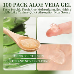 KONEUK Aloe Vera Gel shows non-greasy, lightweight texture.