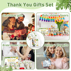 KONEUK baby shower favors display with coconut-scented sets.