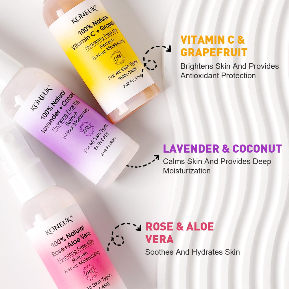 KONEUK lavender-coconut bottle offers soothing aroma and gentle hydration