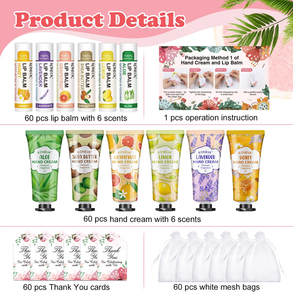 KONEUK hand cream scent variety display illustrating moisturizing options