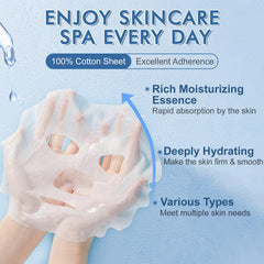 KONEUK hydrating face mask essence for quick absorption and moisturized look.