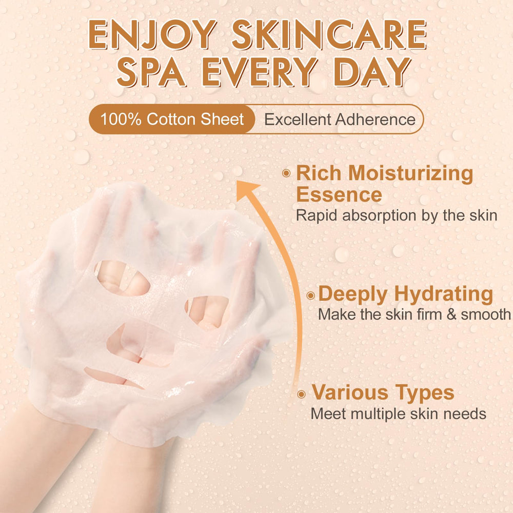 KONEUK hydrating masks image highlighting hyaluronic acid for plump, dewy skin.