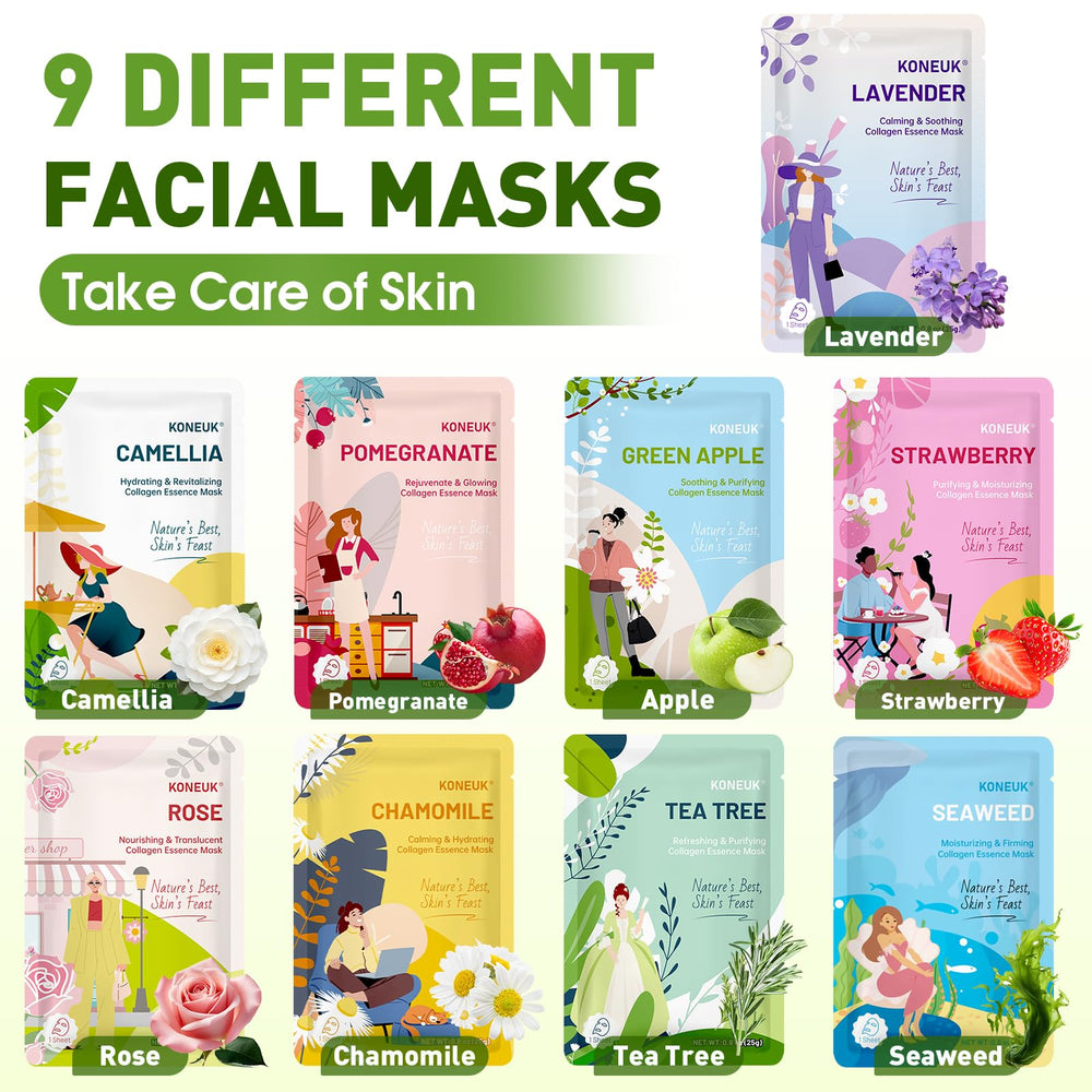 KONEUK Lavender face mask for soothing, hydrated skin