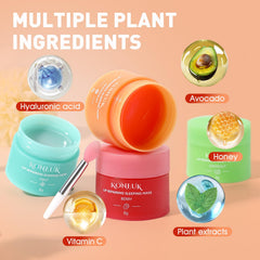 KONEUK grapefruit flavor lip mask for bright, soft lips