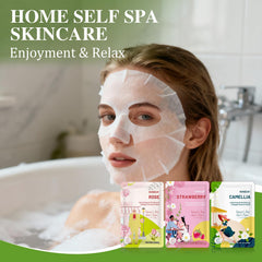 KONEUK Rose face mask calms and hydrates for soft skin.