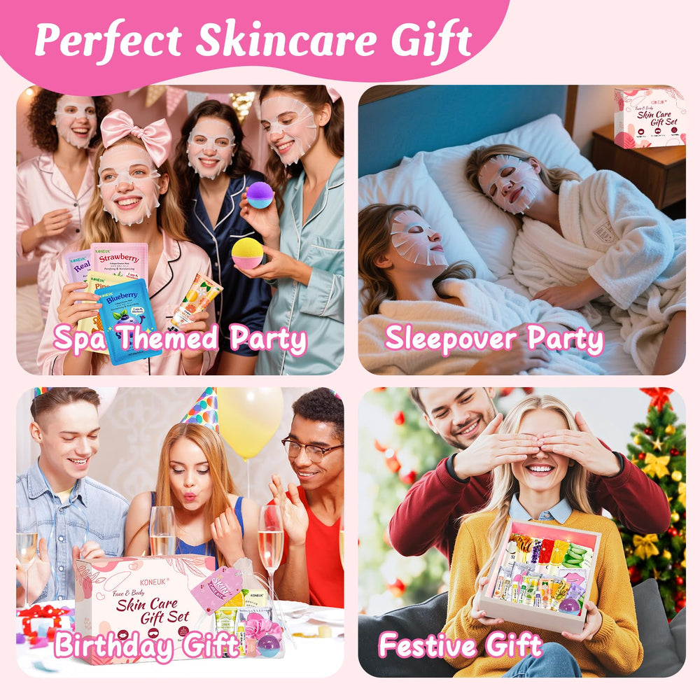 KONEUK spa party under eye patches refreshing brightening moment at sleepover