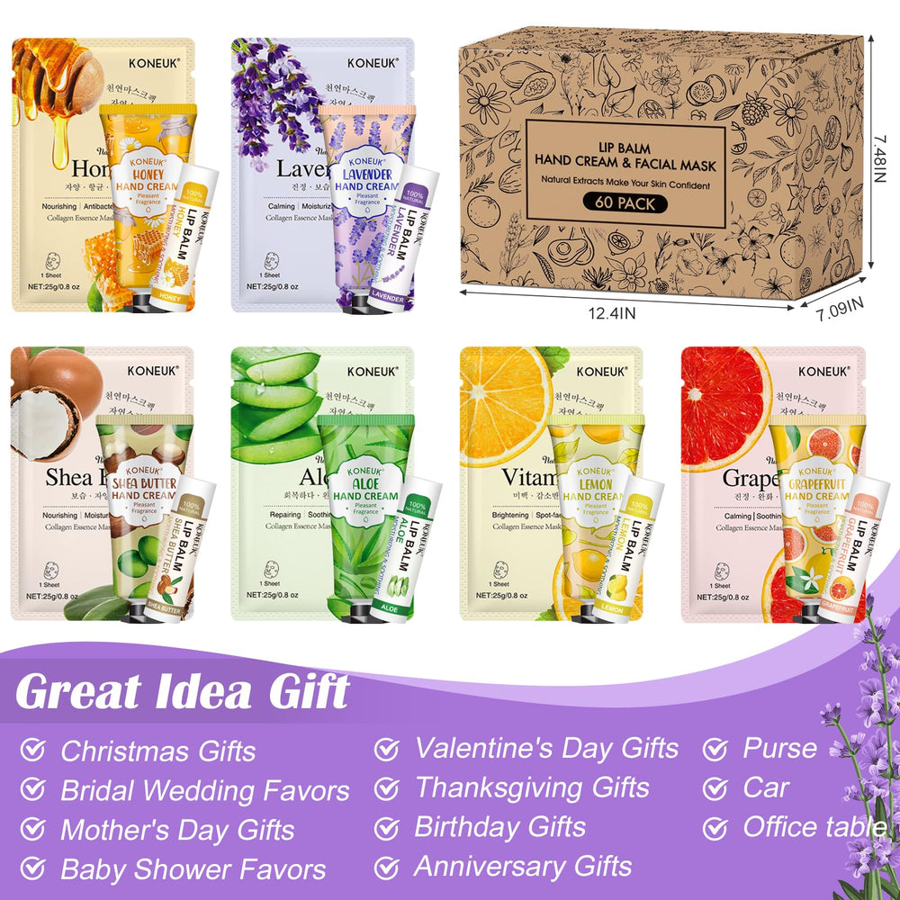 KONEUK thank you cards complement the gift set with a personal touch.