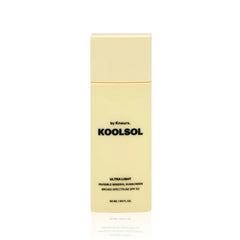 KOOLSOL invisible finish SPF50 bottle delivers a no white cast with mineral protection.