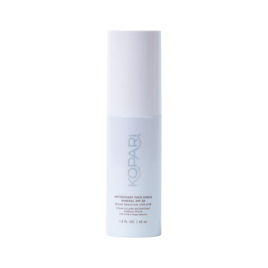 Kopari Antioxidant Face Shield SPF 30 with sheer finish for all skin tones