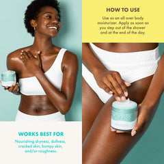 Kopari Coconut Melt used on hair and face for hydration.
