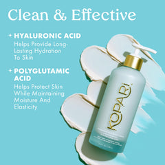 Kopari Hydrating Silk Body Cream jar close-up of creamy texture
