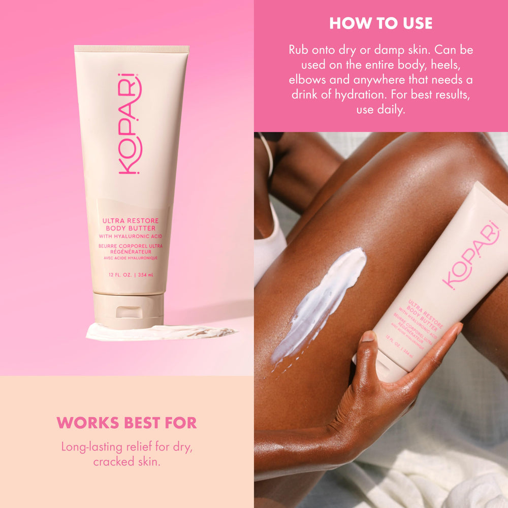 Kopari whipped lightweight texture absorbs quickly for everyday use