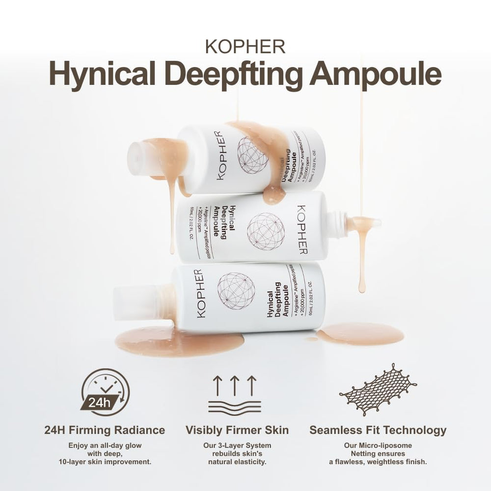 Kopher Hynical Deepfting Ampoule dispenser in action for precise application.