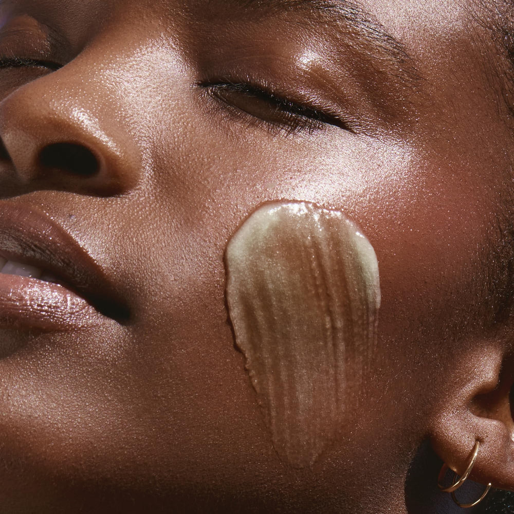 KORA Organics Active Algae Calming Cleansing Balm removes makeup and impurities with water rinse.