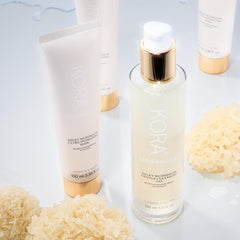 KORA Organics Milky Mushroom Mask aloe leaf soothing moisture.