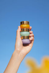 Evening routine after cleansing with KORA Organics Turmeric Glow Moisturizer